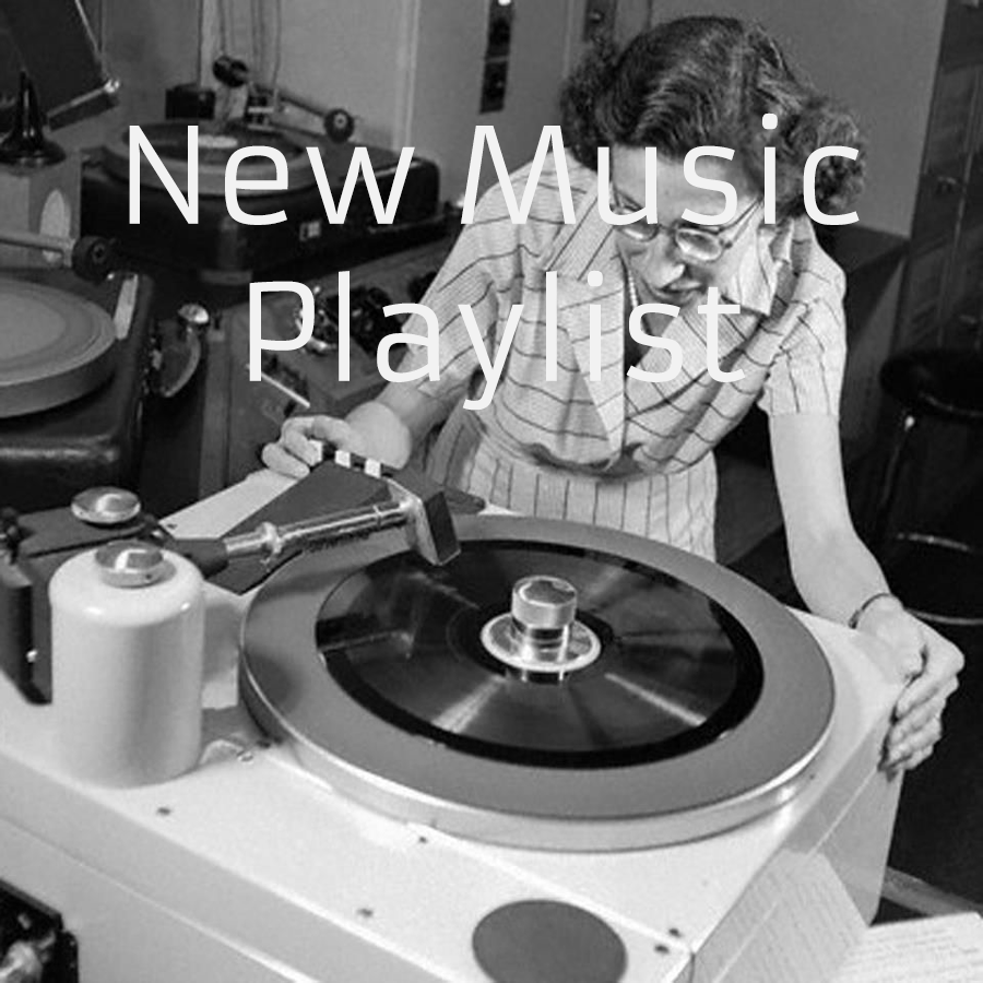 Woman with record turntables 2xsRadio